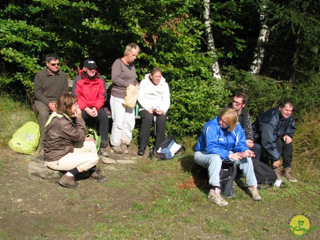 randonnée sportive avec joëlettes, Ovifat, 2012